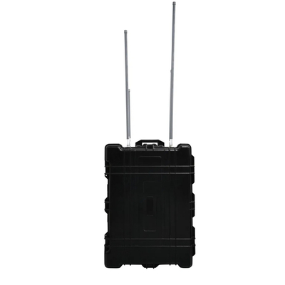 1.5KM দূরত্ব বহনযোগ্য এন্টি ড্রোন জ্যামার 20MHz-6000MHz ড্রোন সিগন্যাল স্ক্র্যাম্বলার