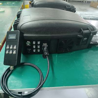 300W 350W এন্টি এফপিভি জ্যামার ব্যাকপ্যাক 400MHz 800MHz 1.2G 2.4G 5.2G 5.8G