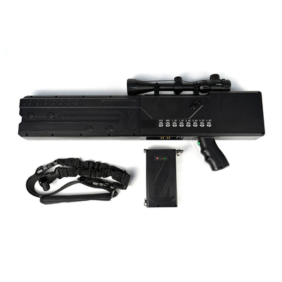 পোর্টেবল জ্যামার বন্দুক 433MHz 900MHz 1.3GHz 2.4GHz 5.8GHz ইউএভি জ্যামার বন্দুক