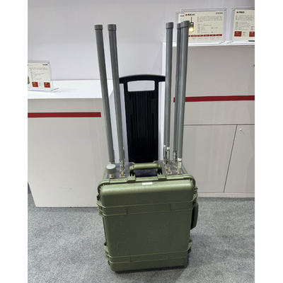3KM এন্টি এফপিভি ব্যাকপ্যাক ড্রোন জ্যামার 1.5GHz 2.4GHz 5.8GHz পোর্টেবল ফ্রিকোয়েন্সি জ্যামার