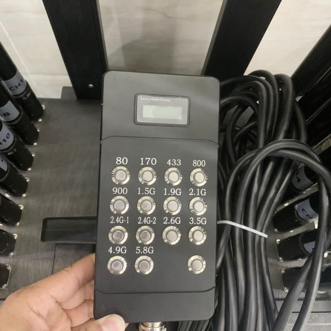 14 চ্যানেল পুলিশ স্ক্যানার জ্যামার ইউএভি এফপিভি ড্রোন জ্যামার সামরিক 80MHz~6GHz 0